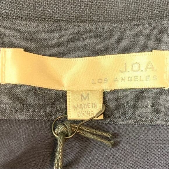 JOA Navy Funky Fun Asymmetrical Fit Flare Skirt Size M New - Picture 7 of 9